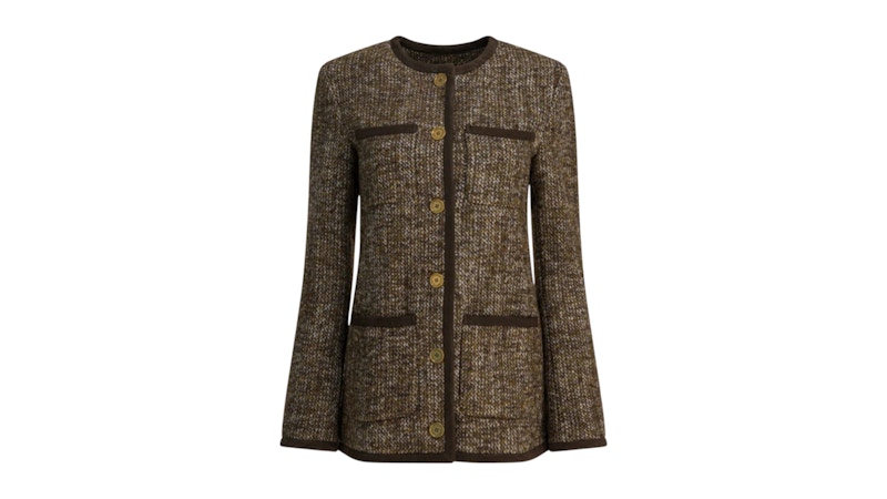 Golden Goose Wool Blend Jacket Brown