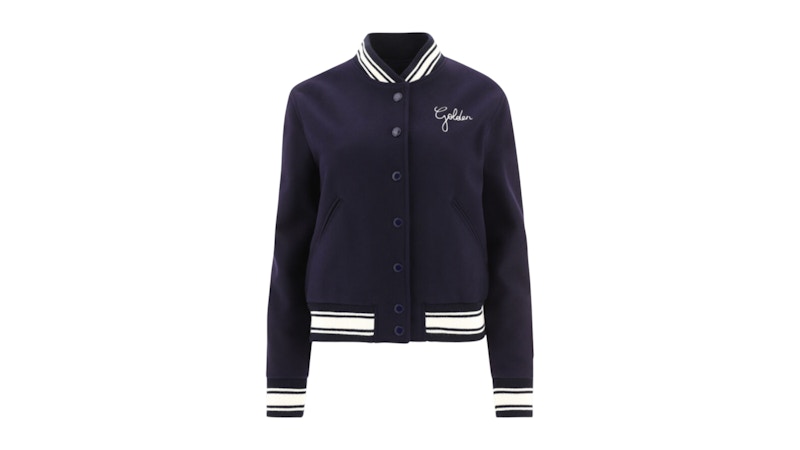 Golden Goose Wool Bomber Blue