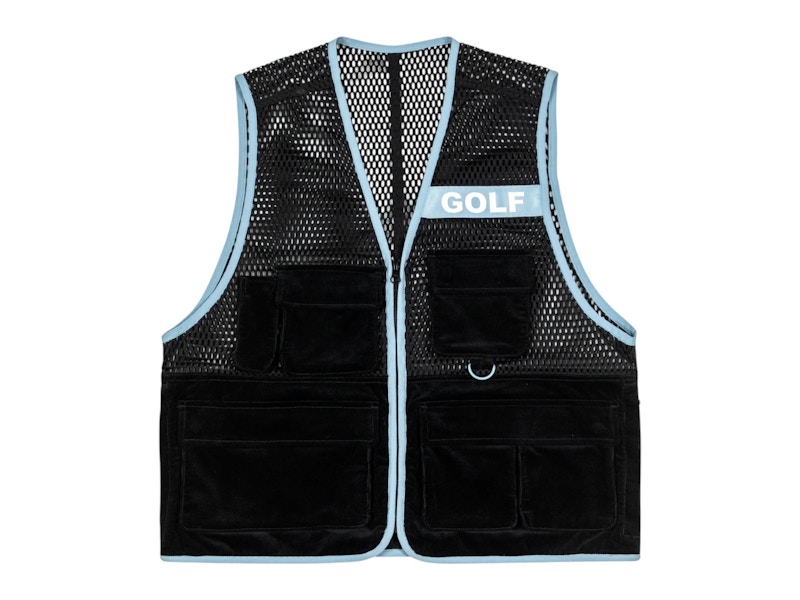 golf wang ベスト Golf Wang Tyler The Creator Apex Vest Black/Blue メンズ