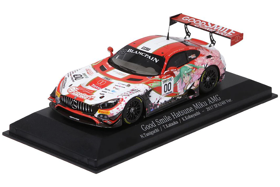 Good Smile Company Racing Hatsune Miku Gt Project Amg 17 Spa 24 Hours Version 1 43 Mini Scale Car Model Red Good Smile Company Racing Hatsune Miku Gt Project Amg 17 Spa 24 Hours Version 1 43 Mini Scale Car Model Red