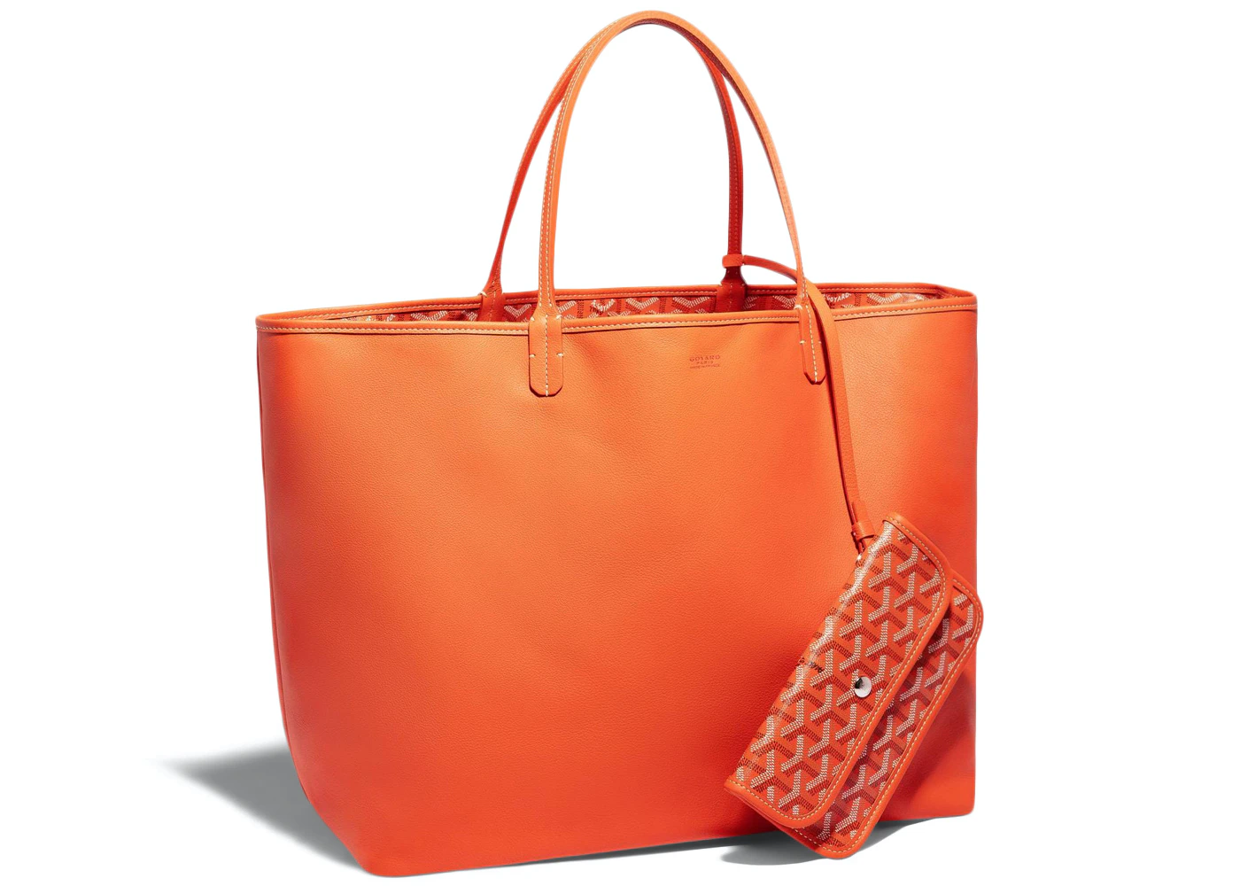 Anjou leather tote Goyard Orange in Leather - 35003079