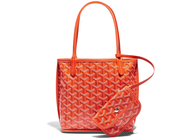 Goyard store orange tote