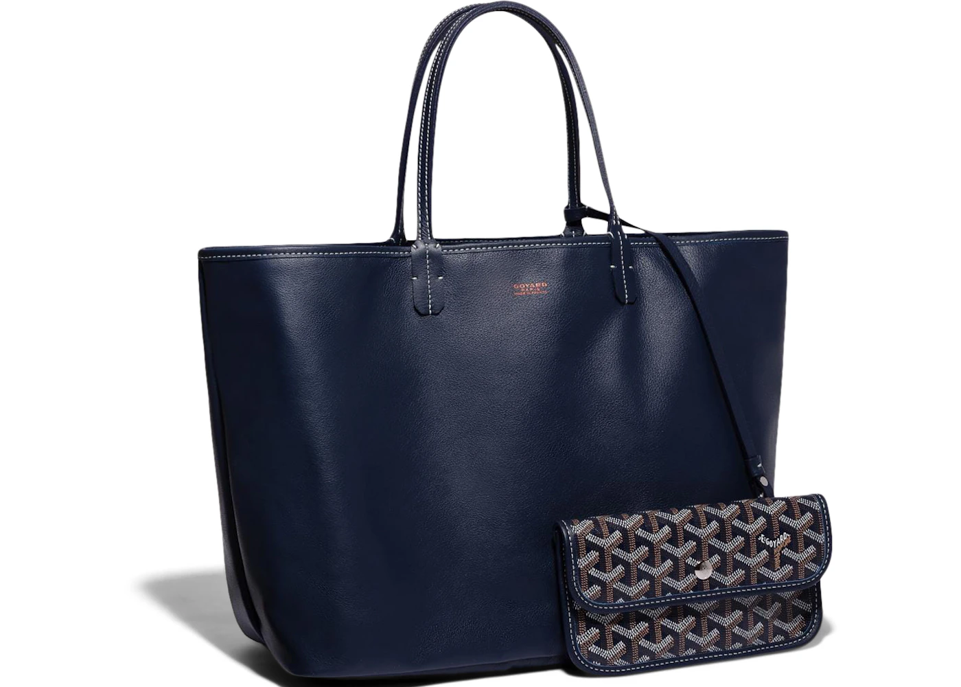 Navy goyard tote Clearance