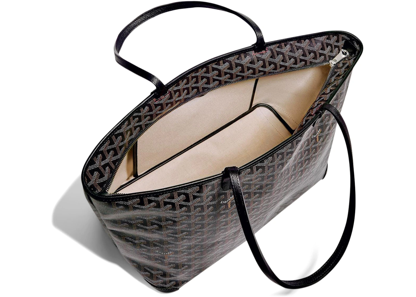 Goyard artois tote mm black natural Clearance