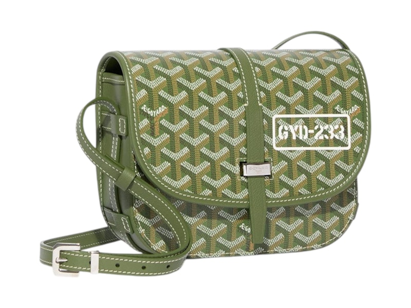 Pre-owned Goyard Belvedere Pm Bag In Khaki In Brown
