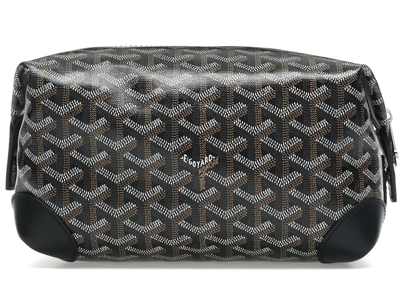 入手困難♪【GOYARD】BOWLING 25 TOILETRY BAG \"BLACK/BROWN\" Bowling 25 Toiletry Bag 