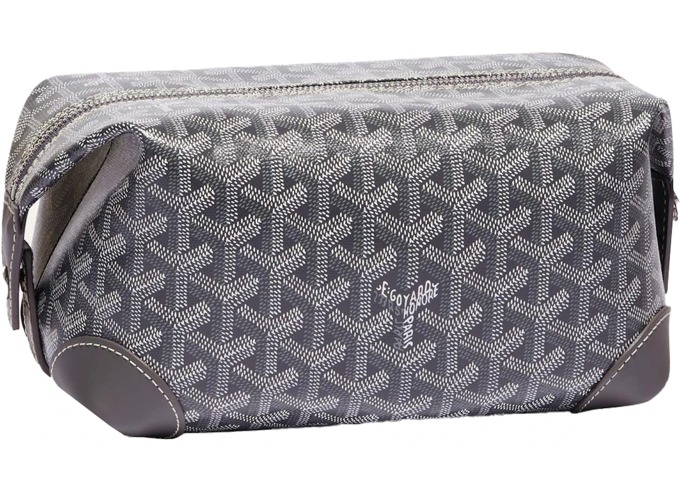 Goyard Boeing Goyardine 65 Black in Coated Canvas with Silver-tone - US