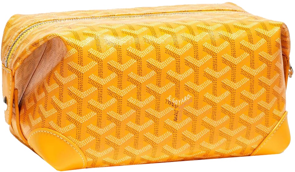goyard suitcase yellow