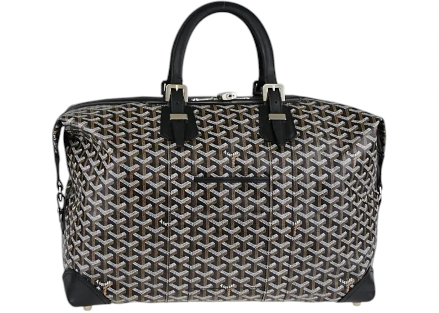 Goyard Boeing Boston Goyardine 45 Black in Coated Canvas/Leather