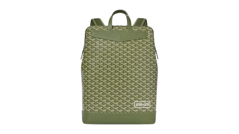 Goyard Cisalpin Backpack Khaki in Canvas with Palladium-tone - US