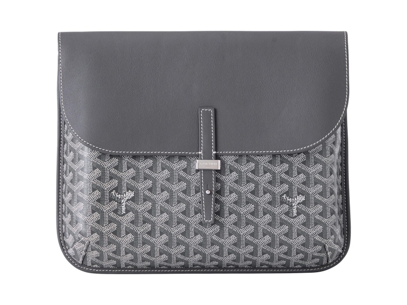 Goyard Coursier Messenger Bag Grey