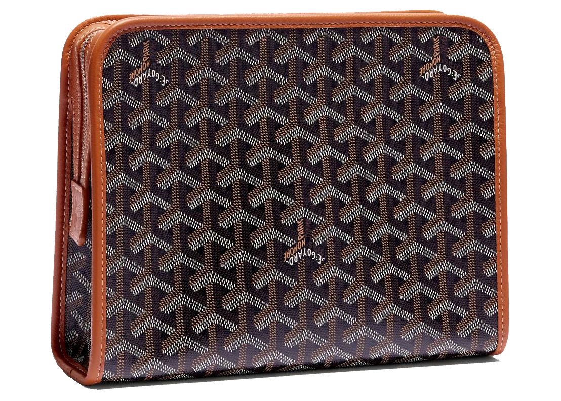 Goyard Jouvence Toiletry Bag MM Black Brown