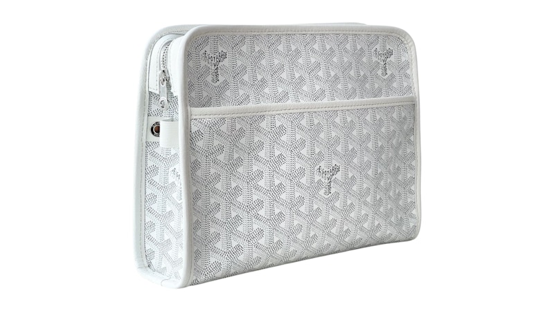 Goyard Jouvence Toiletry Bag MM White