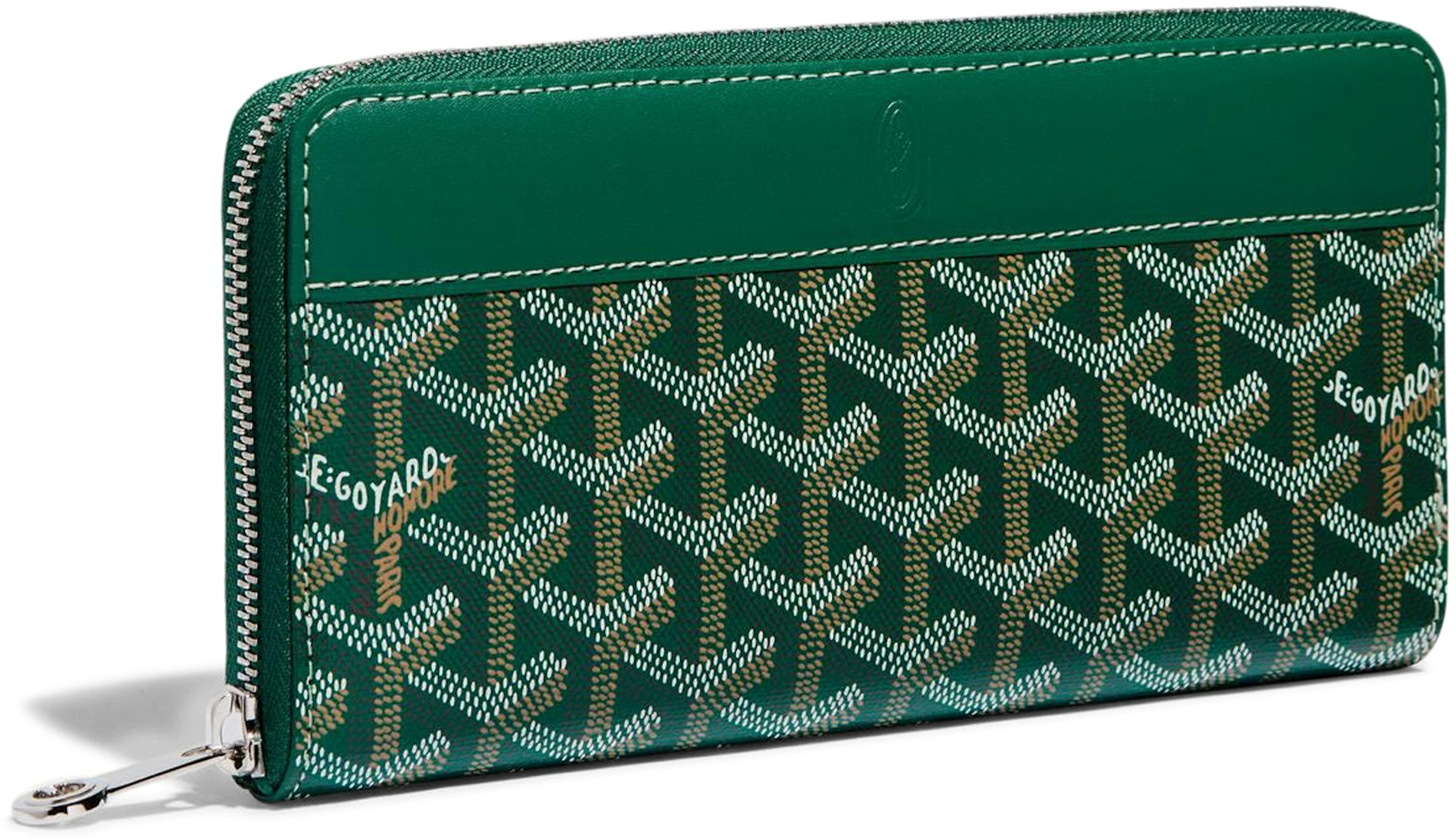 Goyard Matignon Wallet GM Green for Women