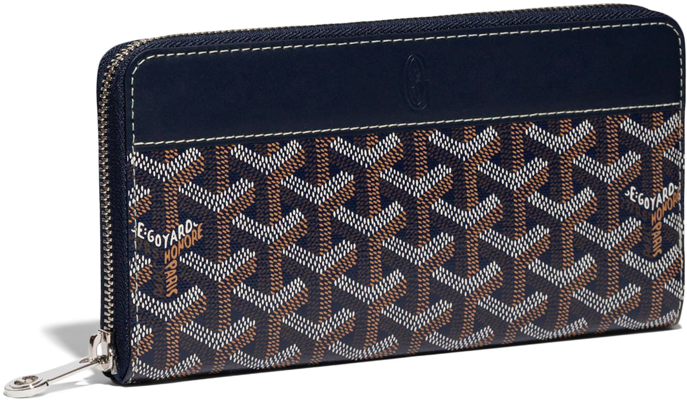 Leather wallet Goyard Blue in Leather - 36959028