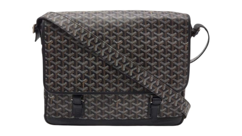 Goyard Grand Bleu Messenger Goyardine GM Black - US