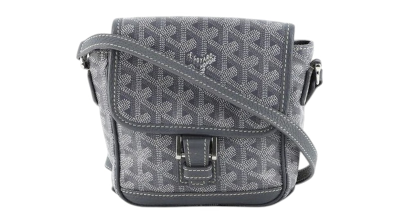 Goyard Grand Bleu Messenger Goyardine PM Grey - US