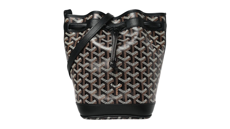 Goyard Petit Flot Bucket Bag Noir de la collection in Canvas- FR