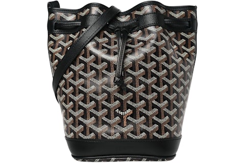 Goyard Petit Flot Bucket Bag Noir de la collection in Canvas- FR