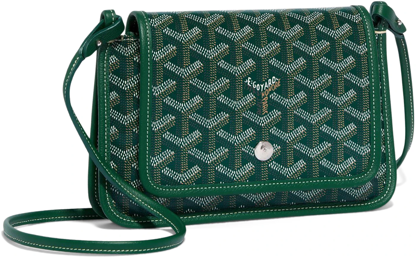 Goyard Unisex Plumet Pocket Wallet Green Cloth ref.1006405 - Joli Closet