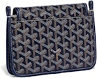 Goyard Plumet Shoulder Bag Pochette Wallet in Navy 68616 For Sale at 1stDibs