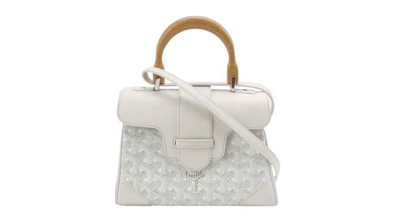 Goyard Saigon Structure Mini Bag White