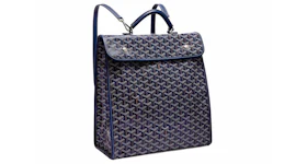 Goyard Saint Léger Backpack Navy Blue