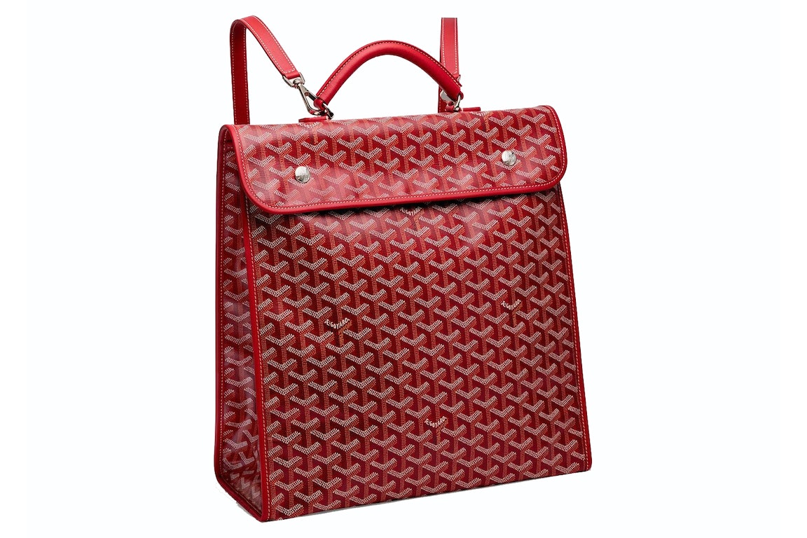 Pre-owned Goyard Saint Léger Backpack Red