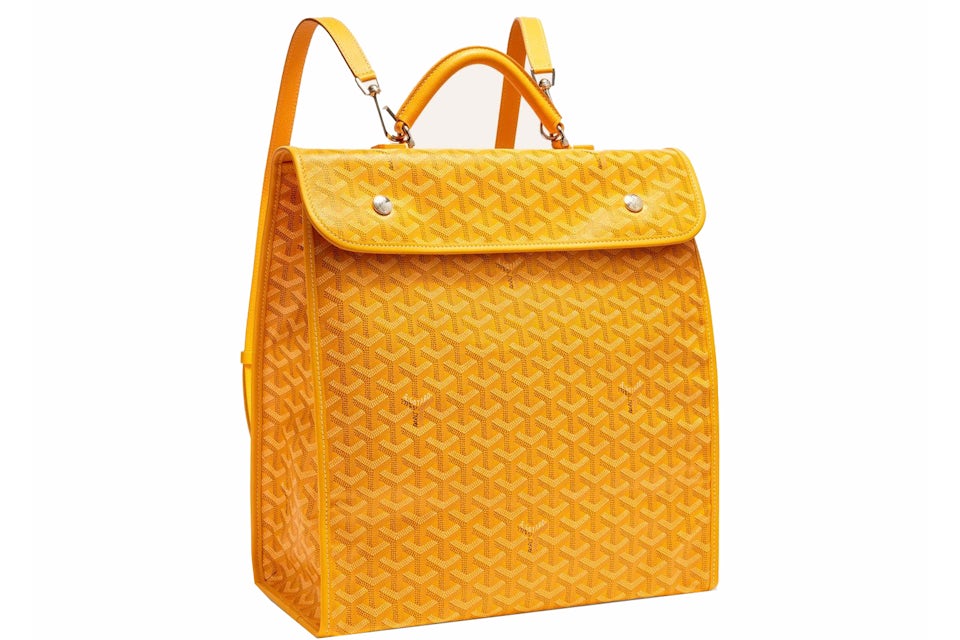 Goyard Saint Léger Backpack Yellow