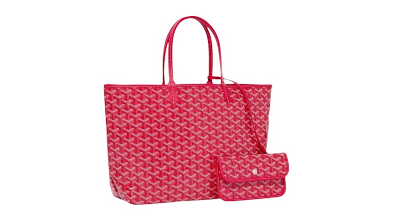 Pre-owned Goyard Women's Saint Louis Bag Pm In Fuchsia In Pink