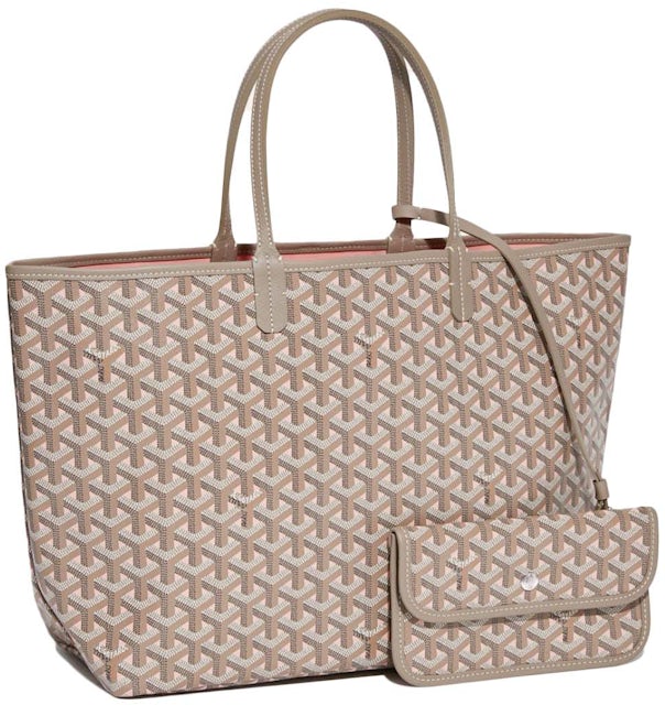 Goyard Saint Louis Claire Voie PM Tote in Limited Edition Grey / Pink  Canvas and Pink Interior