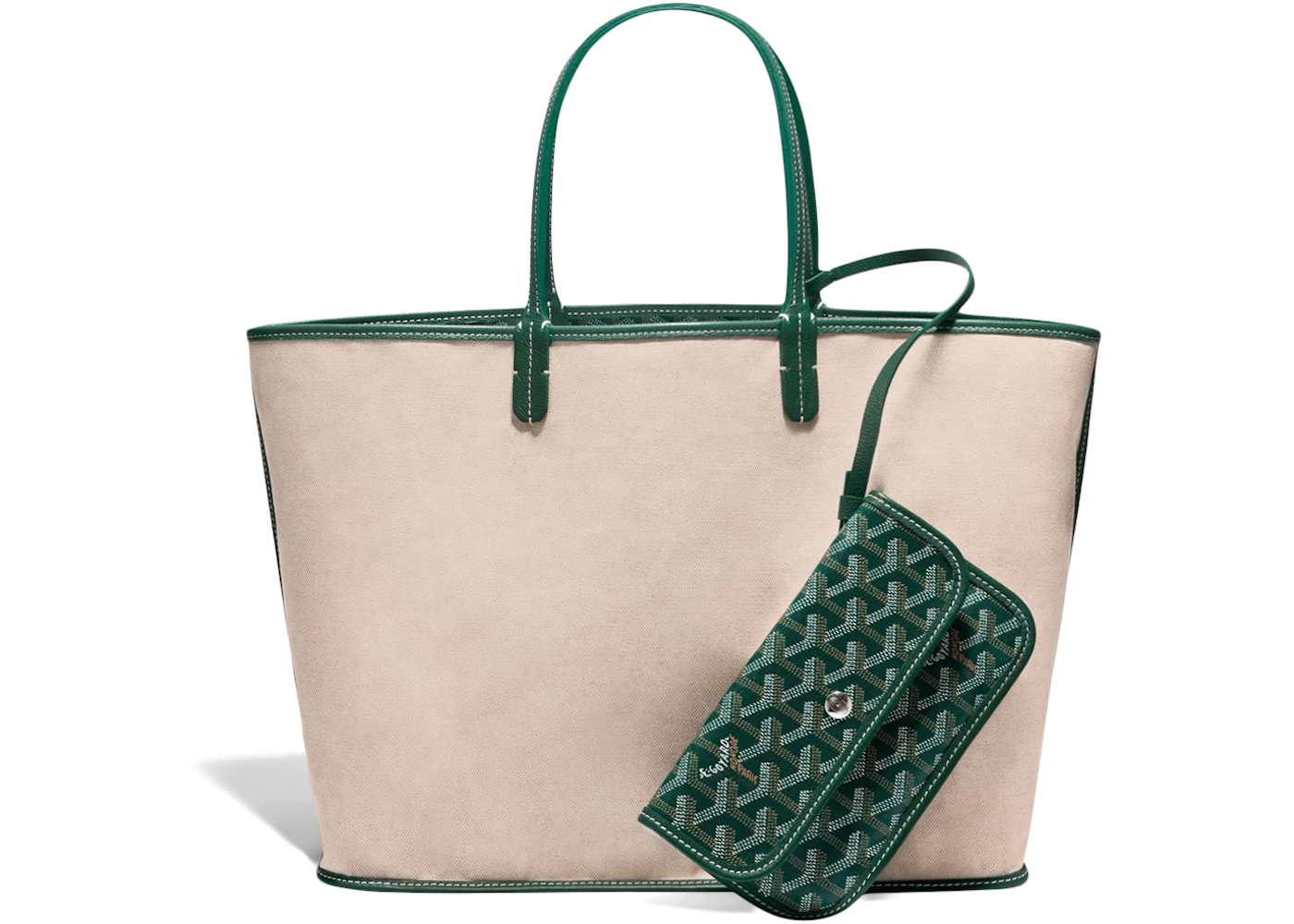 Goyard saint louis tote pm green Clearance