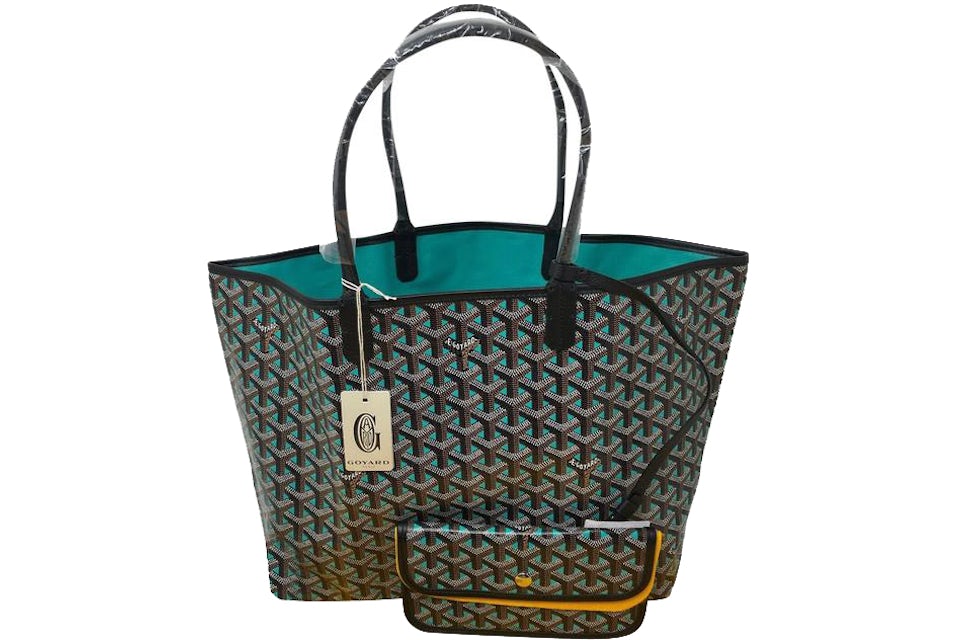 Goyard Saint Louis Tote PM Opaline Blue in Coated Canvas with Silver-tone -  US