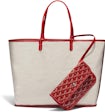 Goyard Red St. Louis PM Tote Bag ○ Labellov ○ Buy and Sell Authentic Luxury