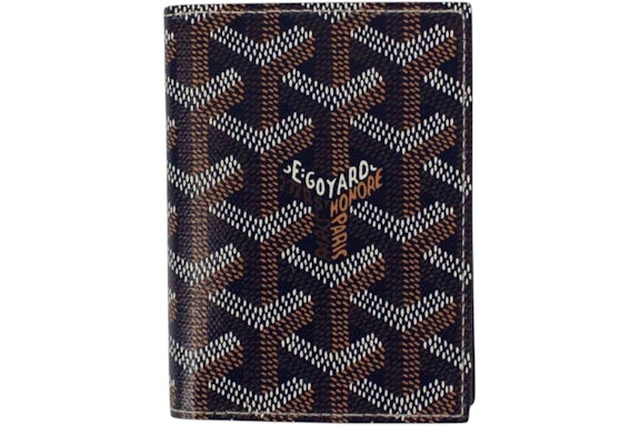 Tarjetero Goyard Saint Marc Azul marino Azul
