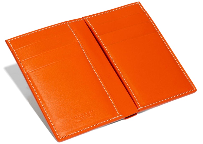 Goyard orange best sale card holder