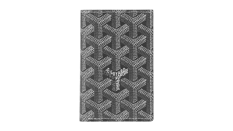 Goyard Saint Pierre Card Holder Grey in Canvas/Calfskin US