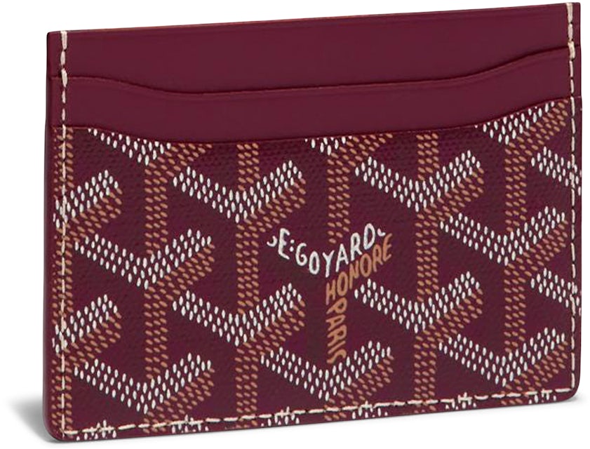 Goyard Saint Sulpice Card Holder Wallet NEW 100% Authentic Brown