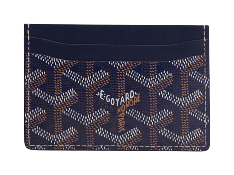 Goyard Saint Sulpice Navy Blue in Canvas/Calfskin - US