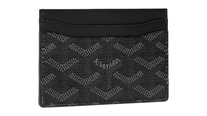 Goyard Saint-Sulpice Card Wallet Jet Black in Canvas - US