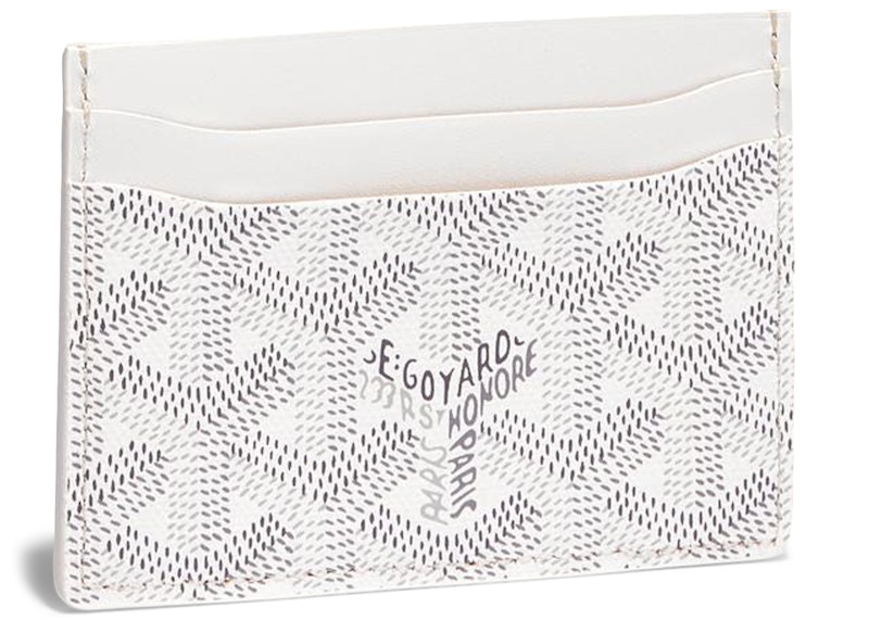 Goyard Saint Sulpice White in Canvas Calfskin US