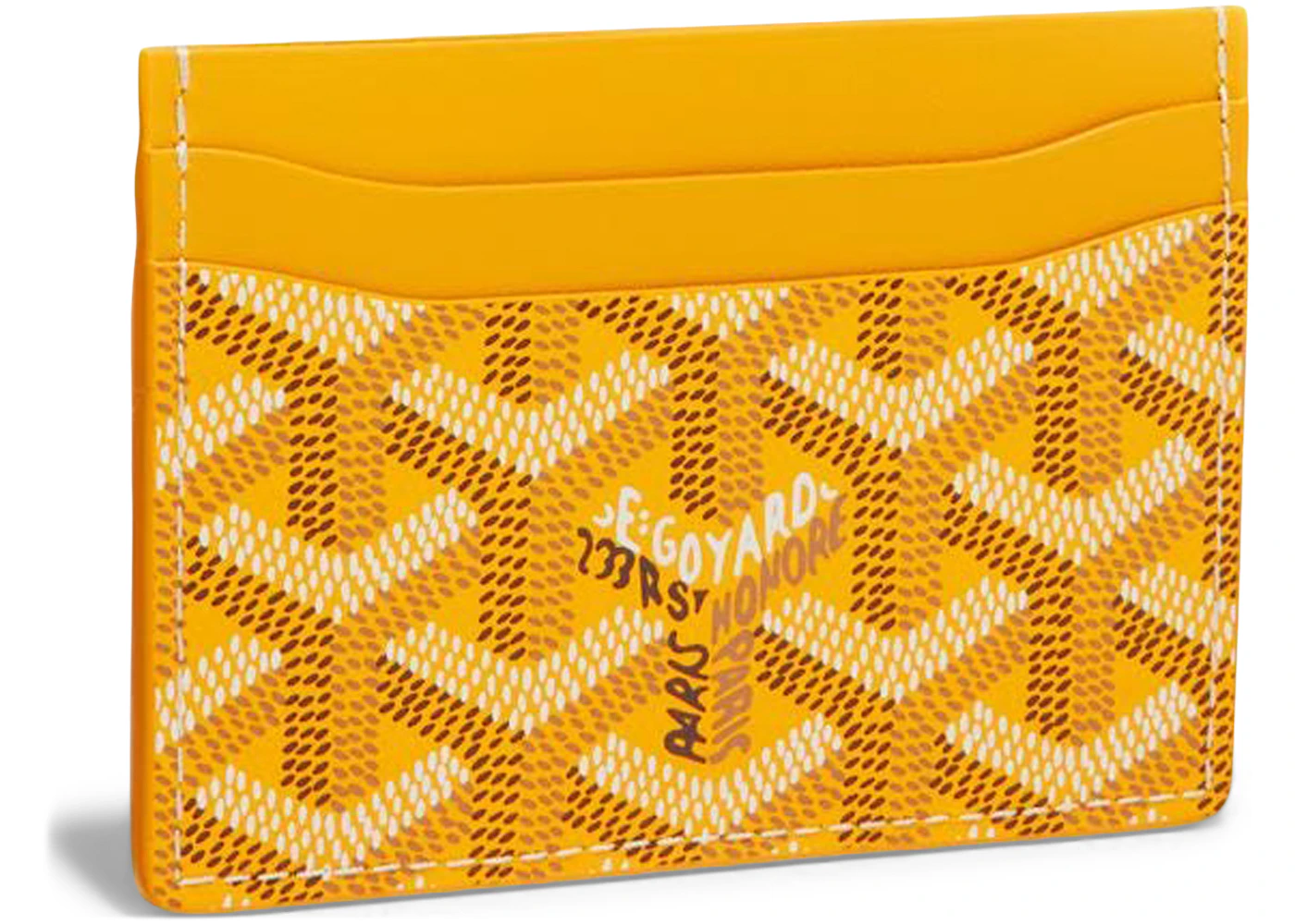 Goyard Saint Sulpice Yellow in Canvas/Calfskin - US