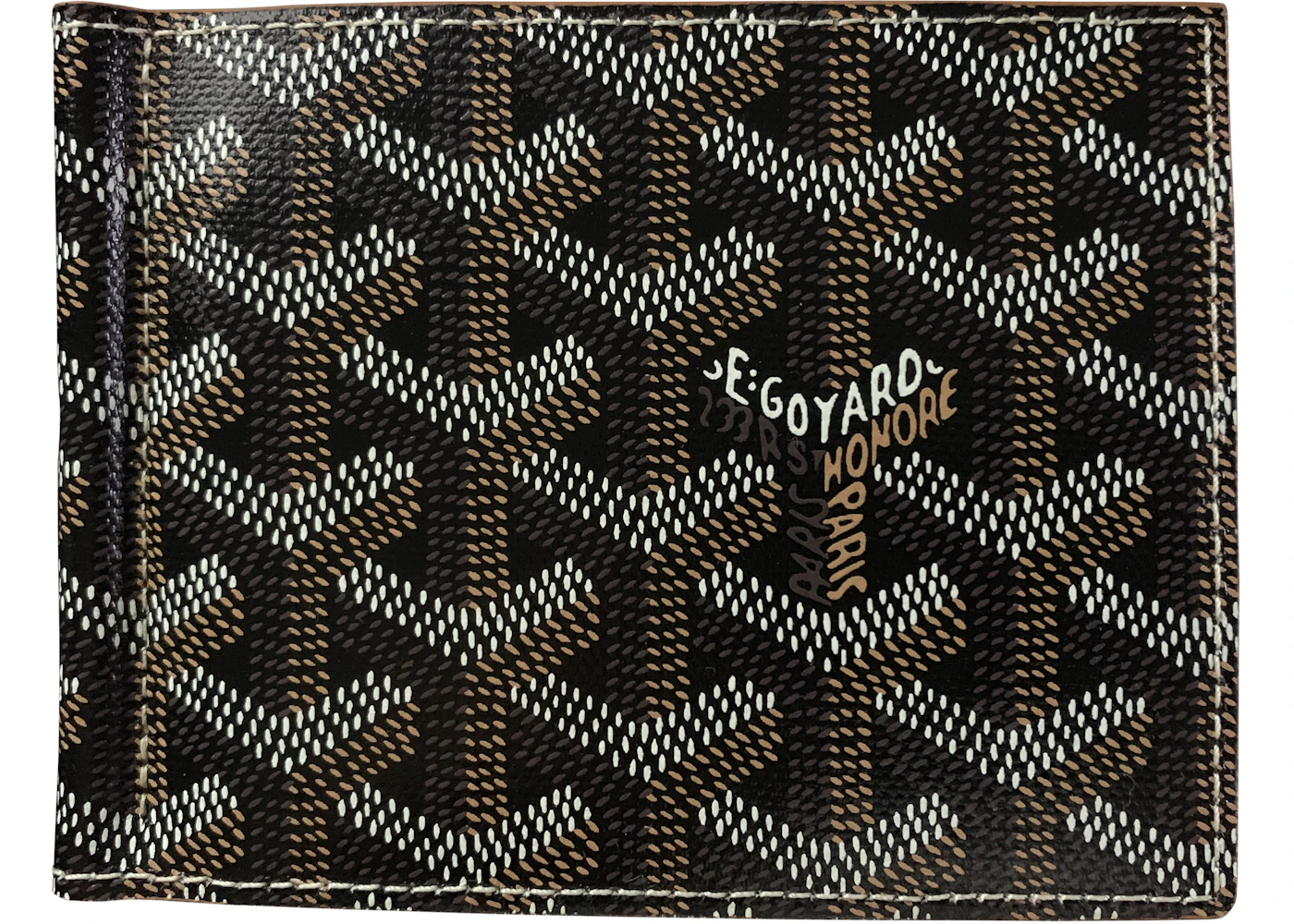 Goyard Goyardine Black Saint-Thomas Bill Fold Wallet – Madison