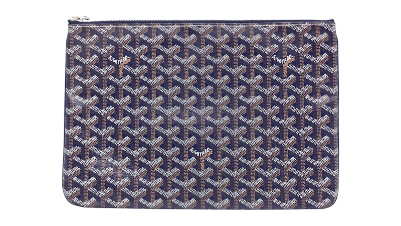 Goyard Senat Pouch Mm Navy Blue