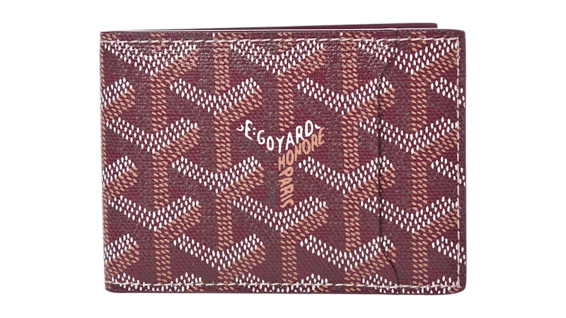 Goyard Victoire Slot Wallet Companion Goyardine Burgundy