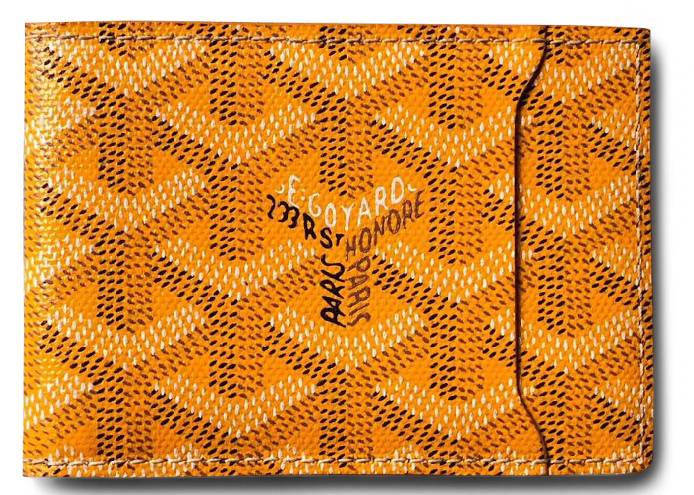 Goyard Slot Wallet Victoire Companion Goyardine Yellow in Coated  Textile/Calfskin - US