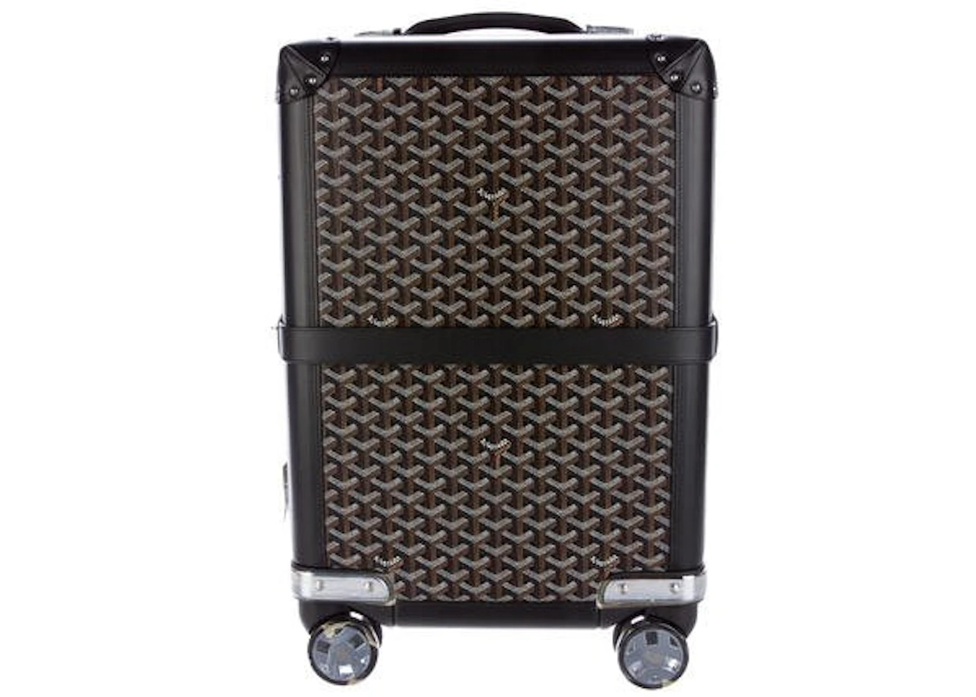 Goyard Aba Bourget Suitcase Goyardine Black - US