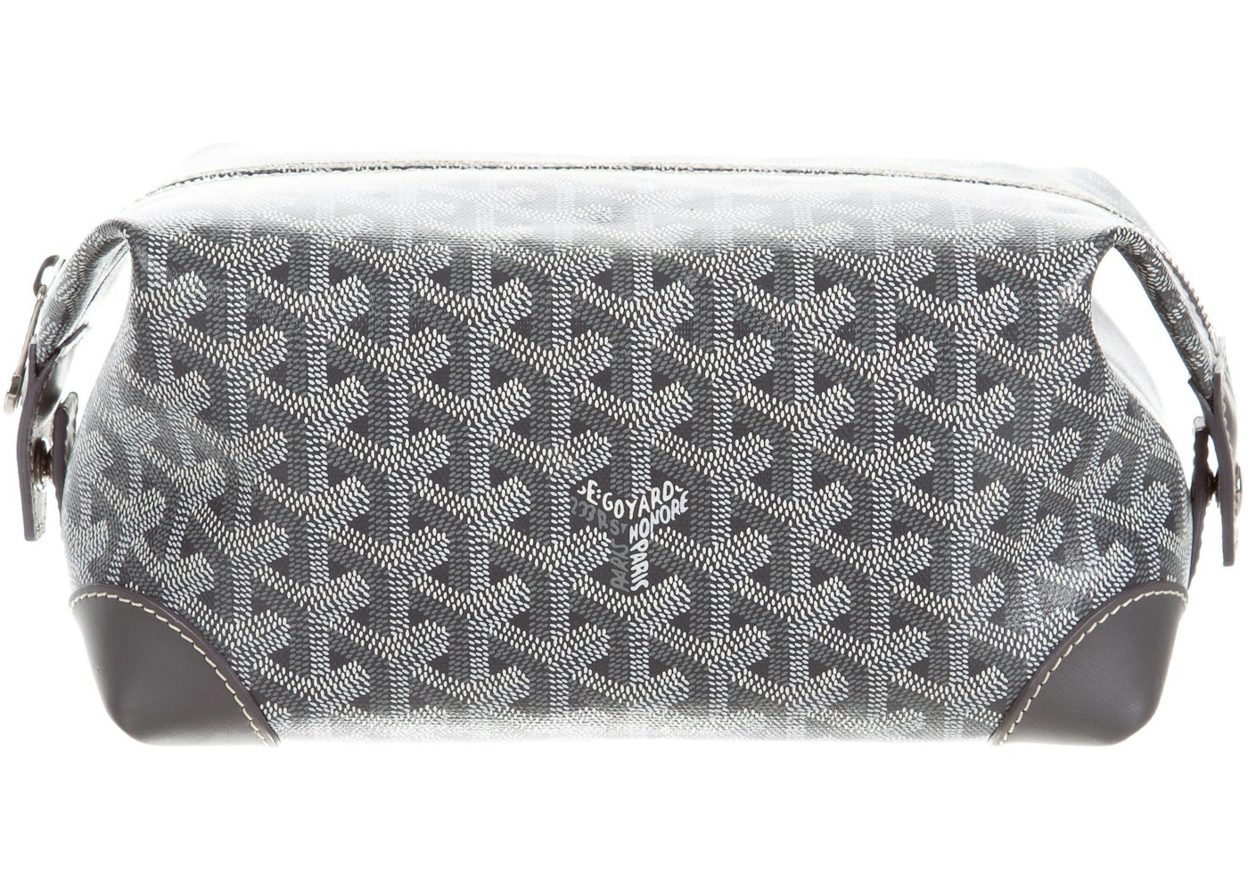 Goyard Boeing Trousse De Toilette Toiletry Bag Goyardine 25 Grey Goyard Boeing Trousse De Toilette Toiletry Bag Goyardine 25 Grey
