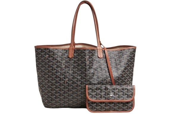 Goyard Saint Louis Tote Goyardine PM Brown