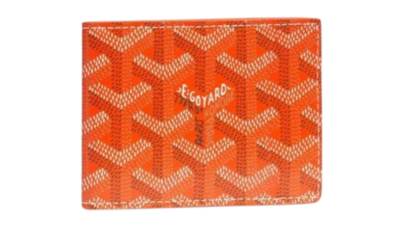 Goyard Victoire Portafoglio Arancione in Canvas/Calfskin IT